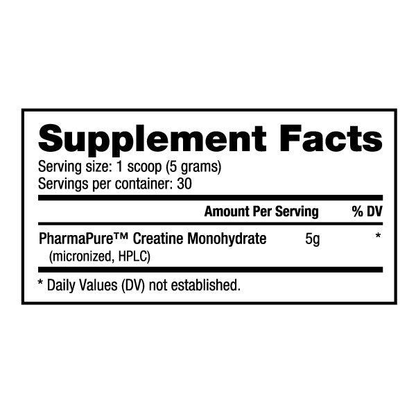 NutraBio Creatine Monohydrate