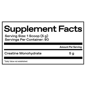 One of One Creatine Monohydrate