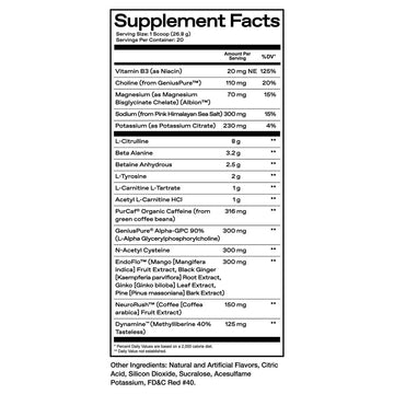 One of One Loaded Pre Workout